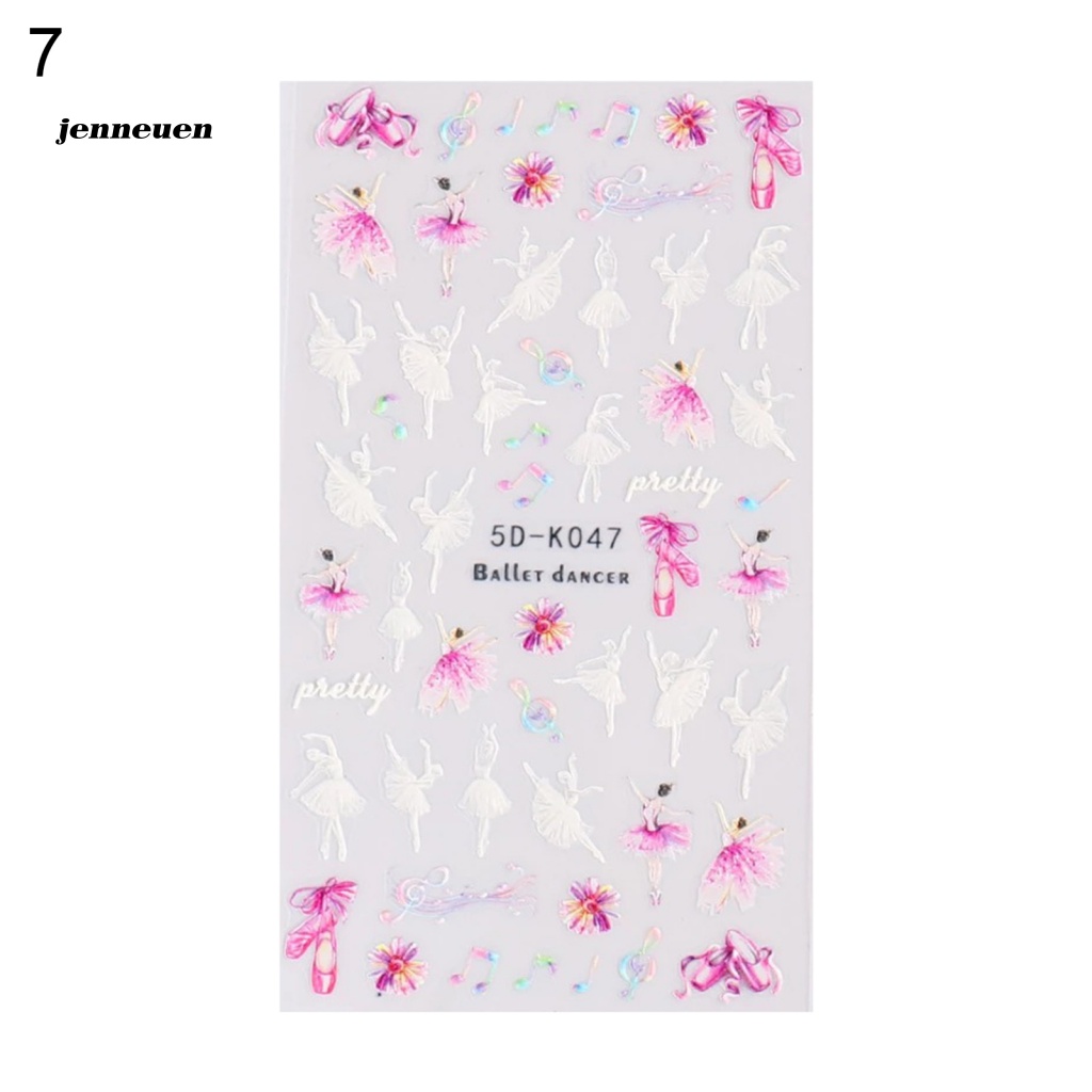 Miếng Dán Trang Trí Móng Tay Họa Tiết Giáng Sinh Tinh Tế DIY