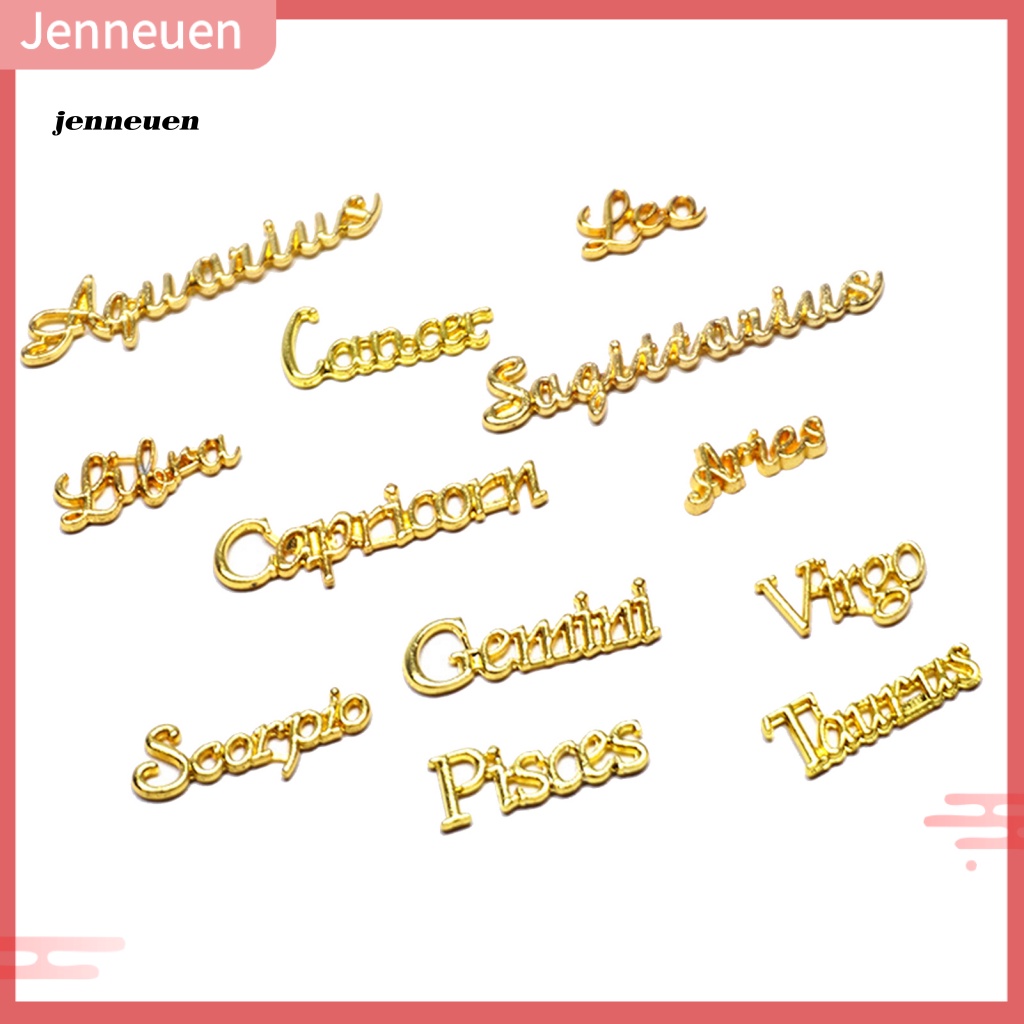 Set 12 Phụ Kiện Trang Trí Móng Tay Nghệ Thuật Hình Chòm Sao Lấp Lánh Cho Nữ