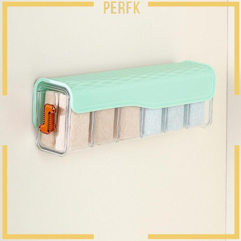 Hộp Đựng Vớ / Cà Vạt / Đồ Lót Gắn Tường Trong Suốt Sắp Xếp Gọn Gà