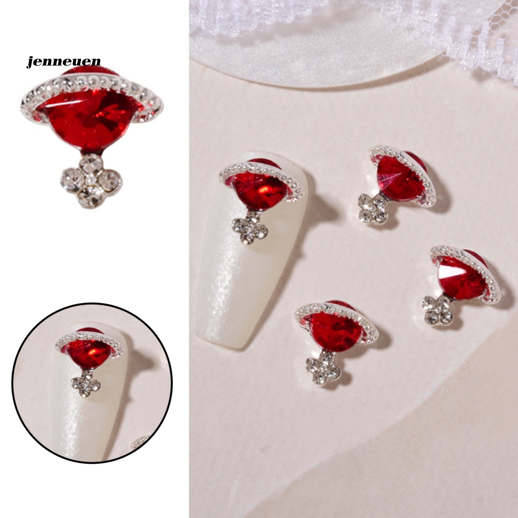 Set 5 Phụ Kiện Trang Trí Móng Tay Hình Hành Tinh Đính Đá Lấp Lánh Sang Trọng DIY