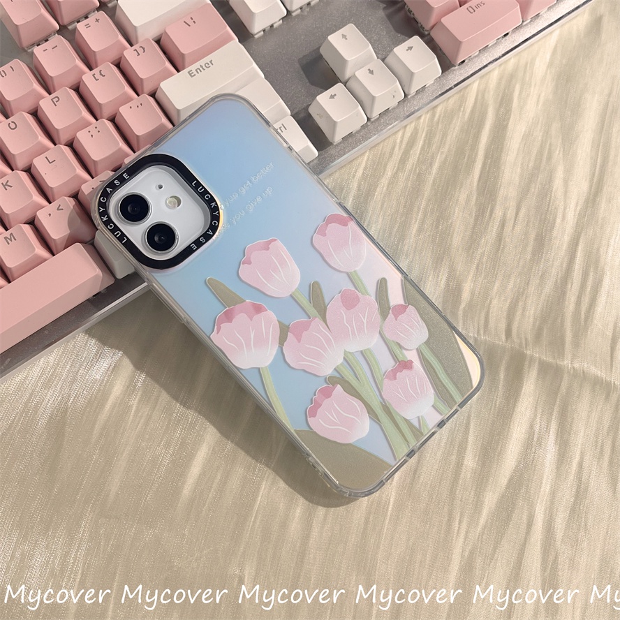 Ốp Điện Thoại Silicon Mềm Họa Tiết Hoa Màu Gradient Cho iPhone 14 13 12 11 Pro Max X XR Xs Max 6 7 8 Plus