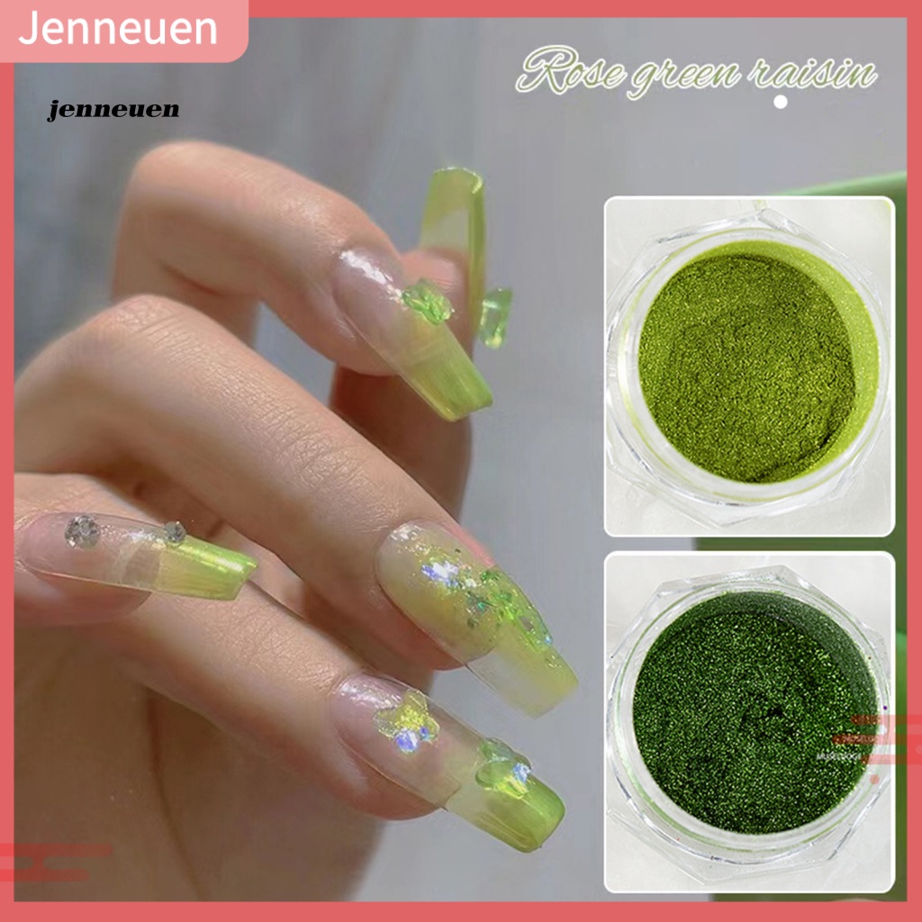 1 Hộp Bột Trang Trí Móng Tay Trọng Lượng Nhẹ DIY