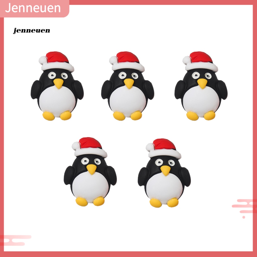 Set 5 Phụ Kiện Trang Trí Móng Tay Chủ Đề Giáng Sinh Năm Mới