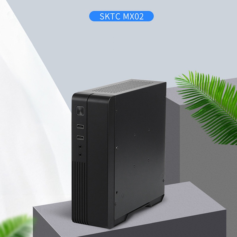 Mx02 mini itx vỏ máy tính htpc khung máy chủ usb2.0 itx vỏ điều khiển công nghiệp khung cho doanh nghiệp văn phòng
