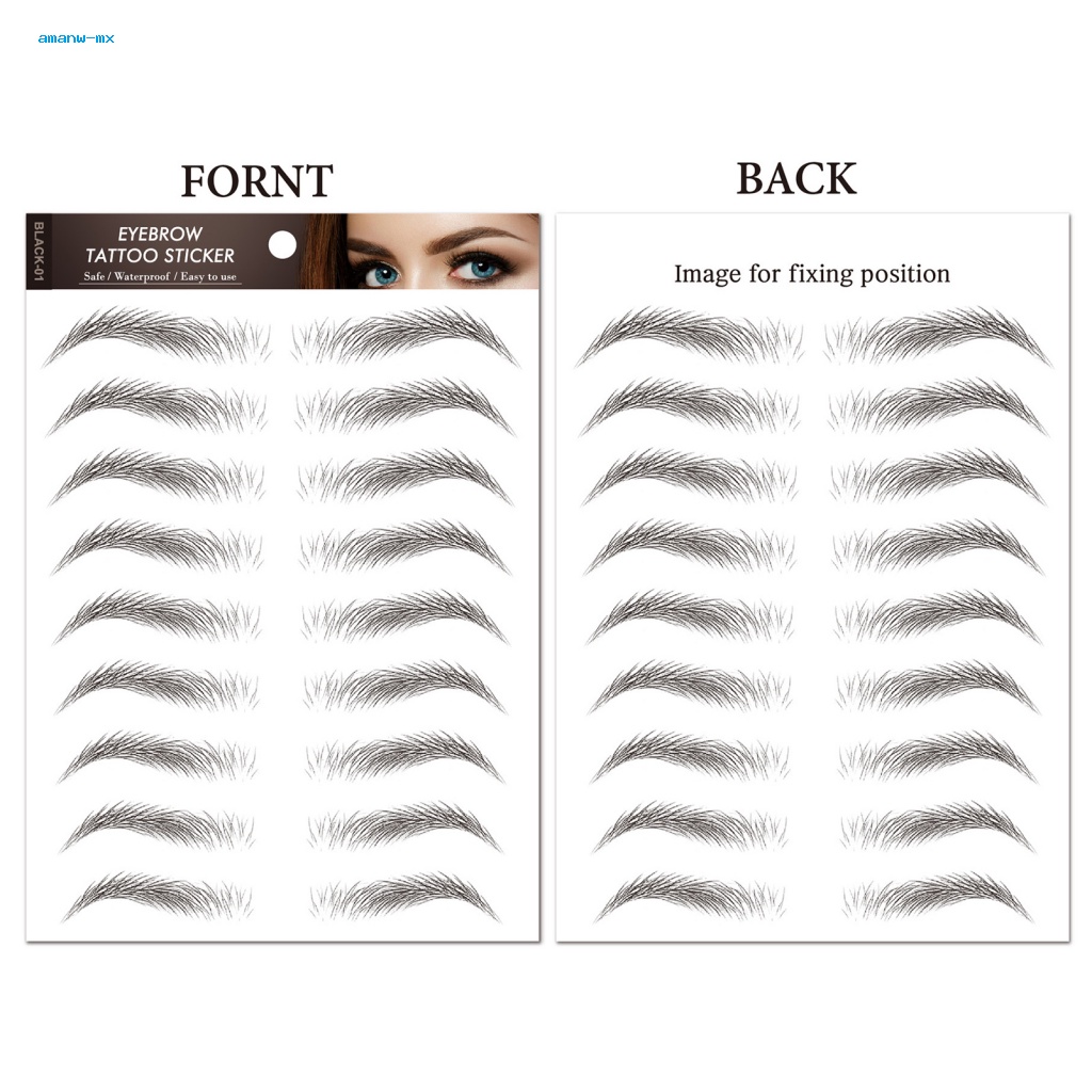 Bộ Thước Kẻ Lông Mày Dùng Một Lần Chống Thấm Nước Chuyên Nghiệp