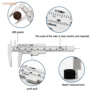 1 thước cặp thước đo bằng nhựa 0-80mm chuyên dụng cho đo lường lông mày