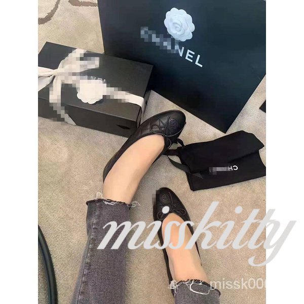 Giày Múa Ba Lê Đế Bằng Mũi Tròn Đính Nơ Màu Sắc Xinh Xắn Thời Trang Cho Nữ