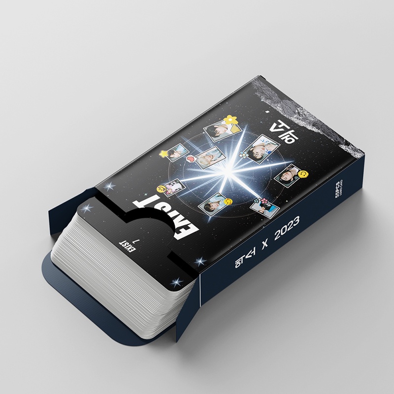 EXO Card Set 55 Tấm Thẻ Ảnh EXIST Kpop Lomo Card Hình Nhóm Nhạc