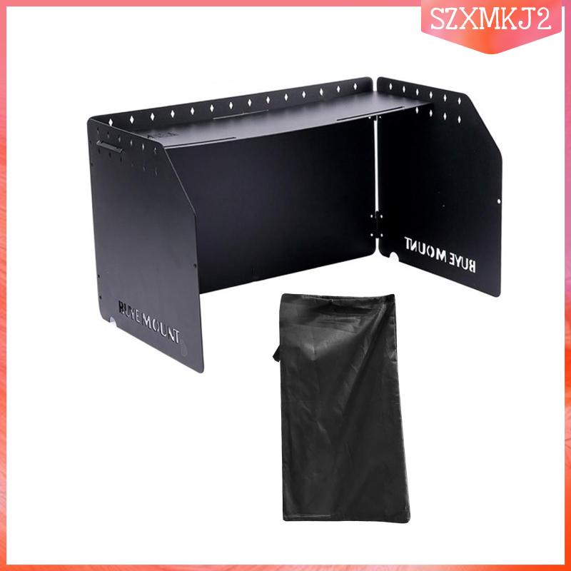 Tấm Chắn Gió Kèm Túi Đựng Tiện Dụng Cho Nấu Ăn Cắm Trại Dã Ngoại