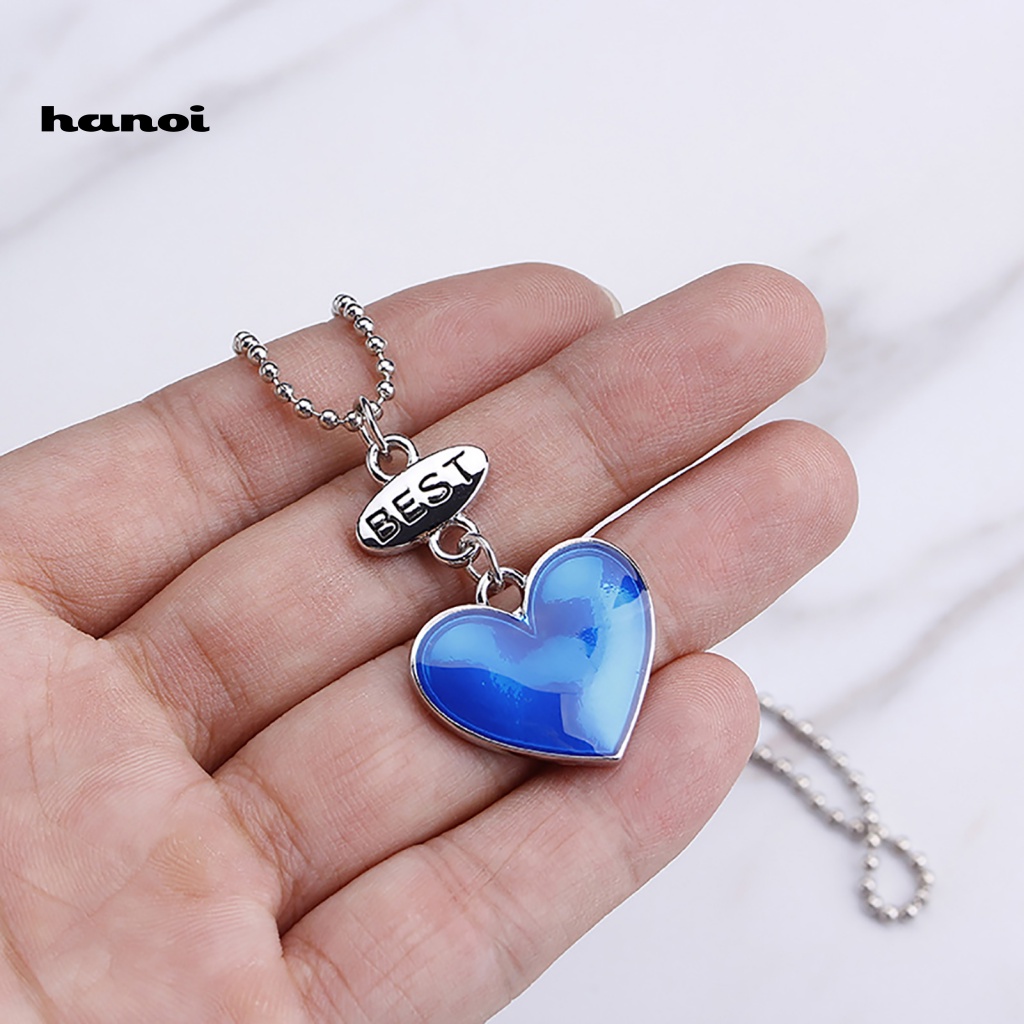 Set 3 Vòng cổ MặT HìNh TráI Tim KhắC Chữ ThờI Trang Cho Nữ