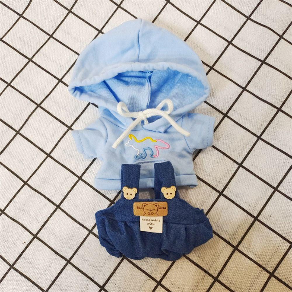 Bộ Áo Hoodie Cotton 20cm + Quần Sooc Thời Trang Xinh Xắn Chất Lượng Cao Cho Búp Bê
