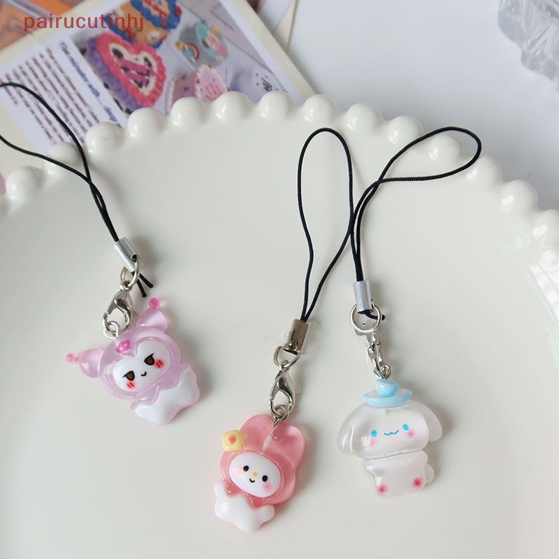 Cặp Búp Bê Sanrio Kuromi My Melody Cinnamoroll Dễ Thương Trang Trí Ba Lô / Điện Thoại iPhone