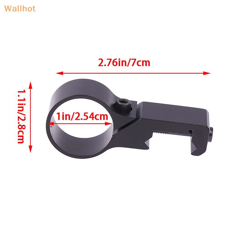 1 Thanh Ray Trượt 90 Độ Vòng 1 "20mm 7 / 8" Siêu Nhẹ Gắn Giá Đỡ Đèn Pin