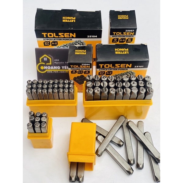 Bộ đóng số, đóng chữ khung xe máy 3mm & 6mm chính hãng