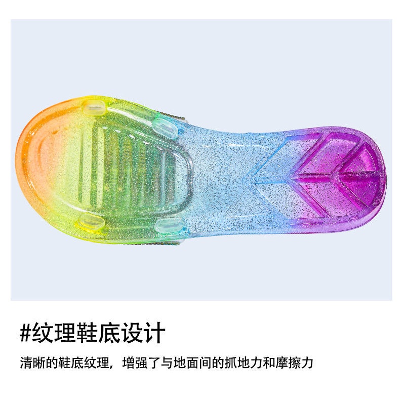 Dép Sandal 3RXT Đế Phẳng Chống Trượt Đính Kim Cương Màu Sắc Thời Trang Mùa Hè 2022 Dành Cho Bạn Nữ