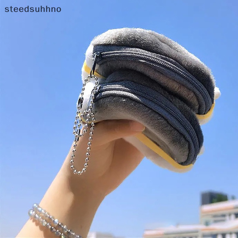 Ví Đựng Tiền Xu Mini Có Khóa Kéo Hình Chim Cánh Cụt Nhồi Bông Dễ Thương Thời Trang Hàn Quốc Mới 2023 hhno