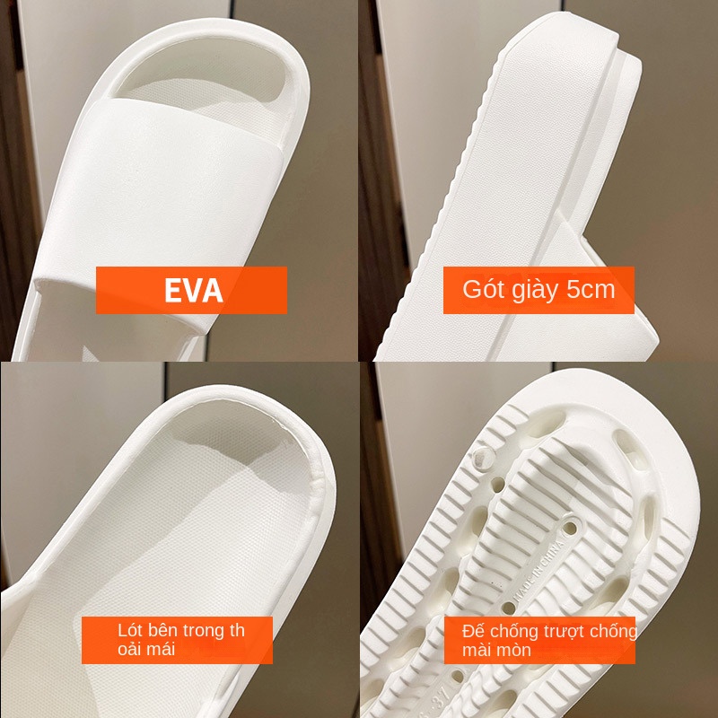 Dép Xỏ Ngón Cao Gót 5cm Thời Trang Đi Biển Cho Nữ