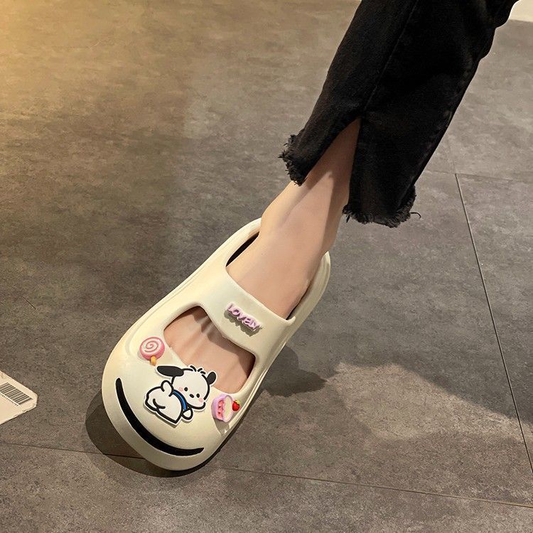 HQ dép sandal nữ dép mary jane dép bánh mì Thoải mái 32z072816