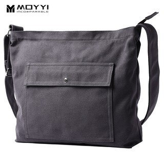 MOYYI Túi Canvas Đeo Chéo Cỡ Lớn Mềm Mại Phong Cách Vintage 3326mibai