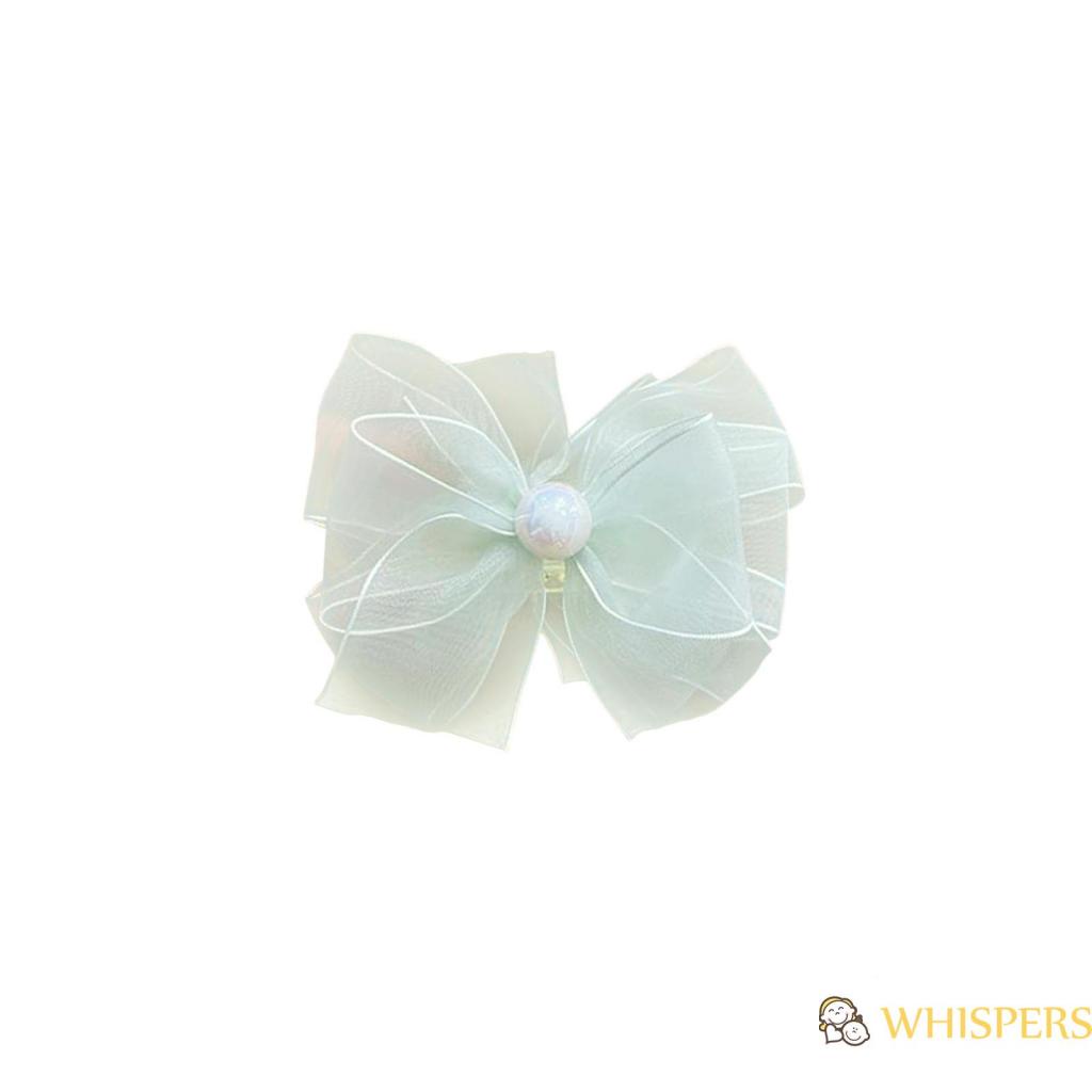 Kẹp Tóc Nơ Chất Liệu Chiffon Dễ Thương Cho Bé Gái