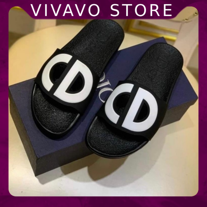 Dép nam thời trang quai ngang CD ,hàng sẵn kho đủ màu - FREE SHIP