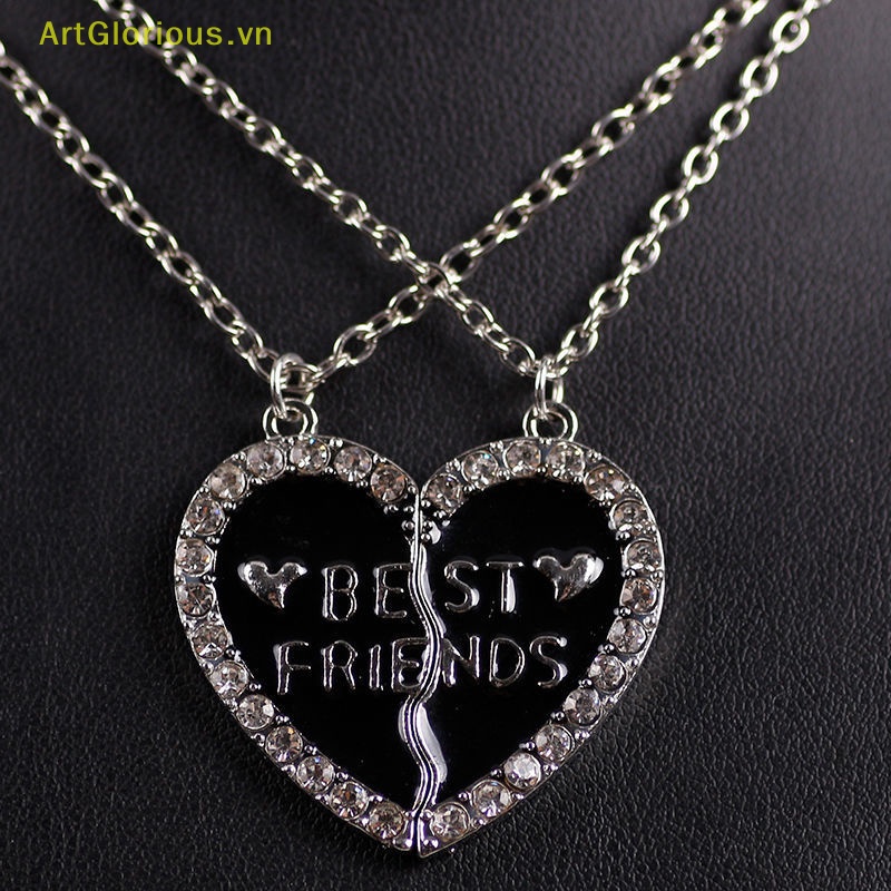 Vòng cổ Mặt Ghép Hình Trái Tim Bằng Hợp Kim Sáng Tạo Cho Cặp Đôi / Bạn Thân vn
