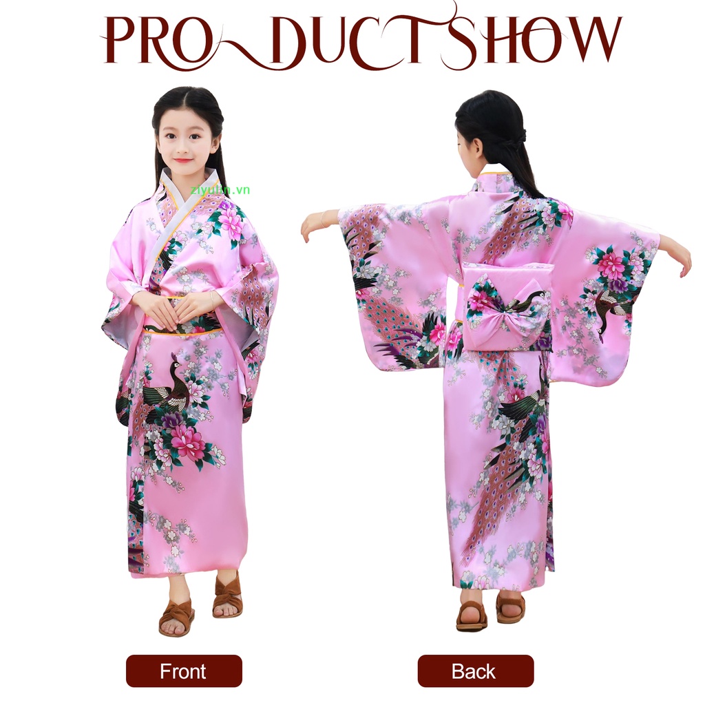 Đầm kimono Nhật Bản Hóa Trang Công Chúa ziyulin Cho Bé Gái
