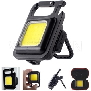 Đèn pin led mini 500 lumens có giá đỡ sạc usb tiện dụng