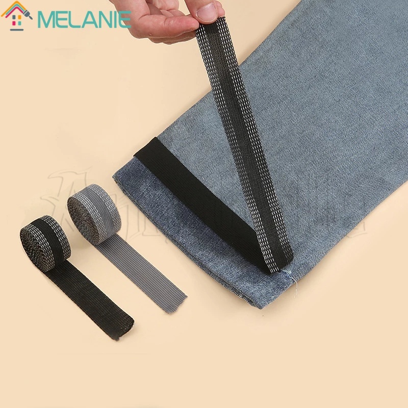 1 Cuộn Miếng Dán Cố Định Viền Quần / Quần Jean Ngắn DIY Có Thể Giặt Được