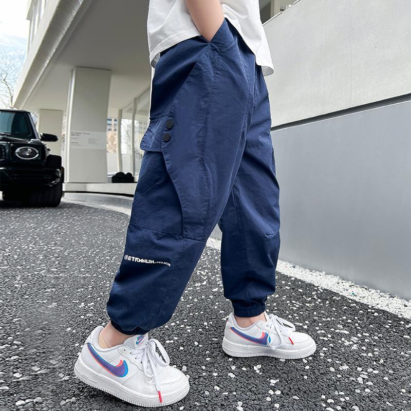 Quần Dài Thể Thao Rộng Rãi Phong Cách Hàn Quốc Mới 2023 Dành Cho Bé Trai