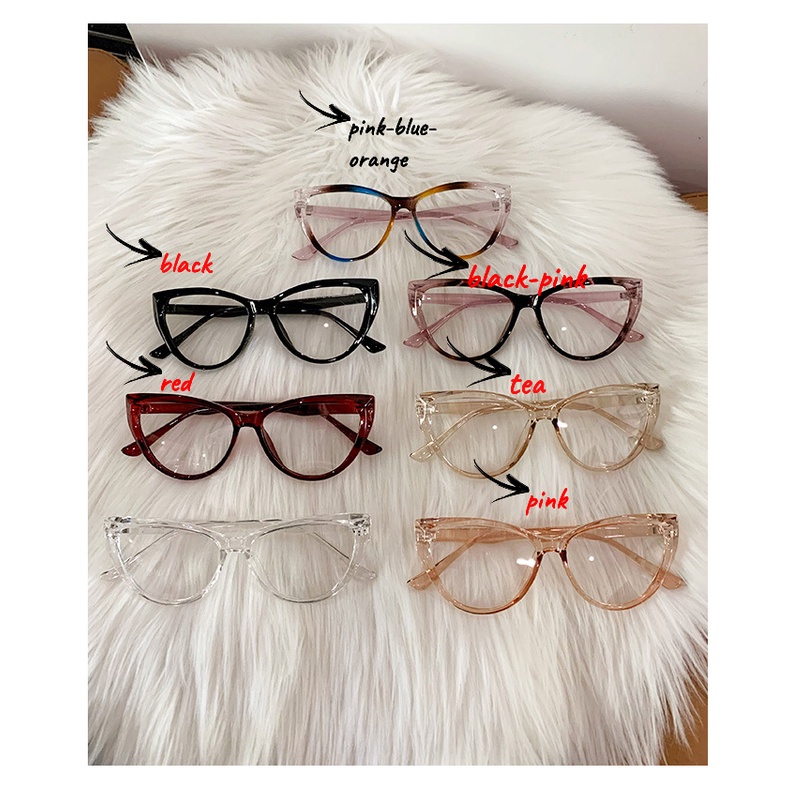 Kính Mắt Mèo Chống Bức Xạ Ánh Sáng Xanh Siêu Nhẹ Thời Trang Độc Đáo