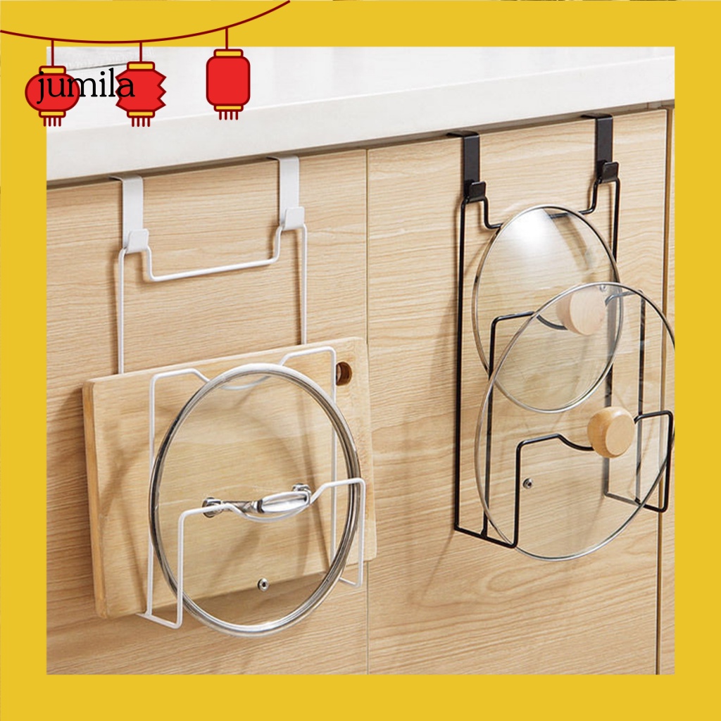 Giá Đỡ Nắp Nồi Gắn Tường Không Cần Đục Lỗ Chống Ẩm Tiết Kiệm Không Gian Bằng Thép Không Gỉ