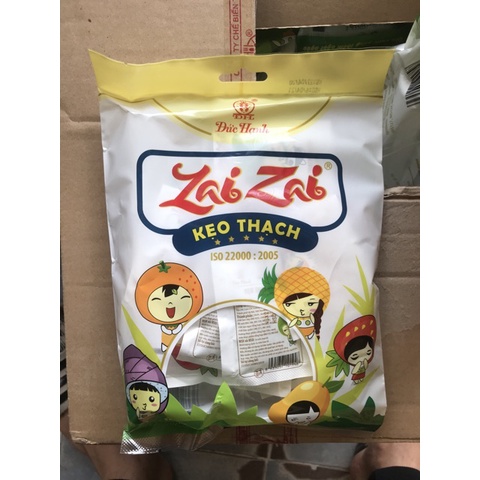 Thạch ZaiZai Đức Hạnh Vị Hoa Quả Túi 300ram đồ ăn vặt