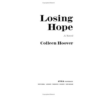 Losing Hope: Colleen Hoover