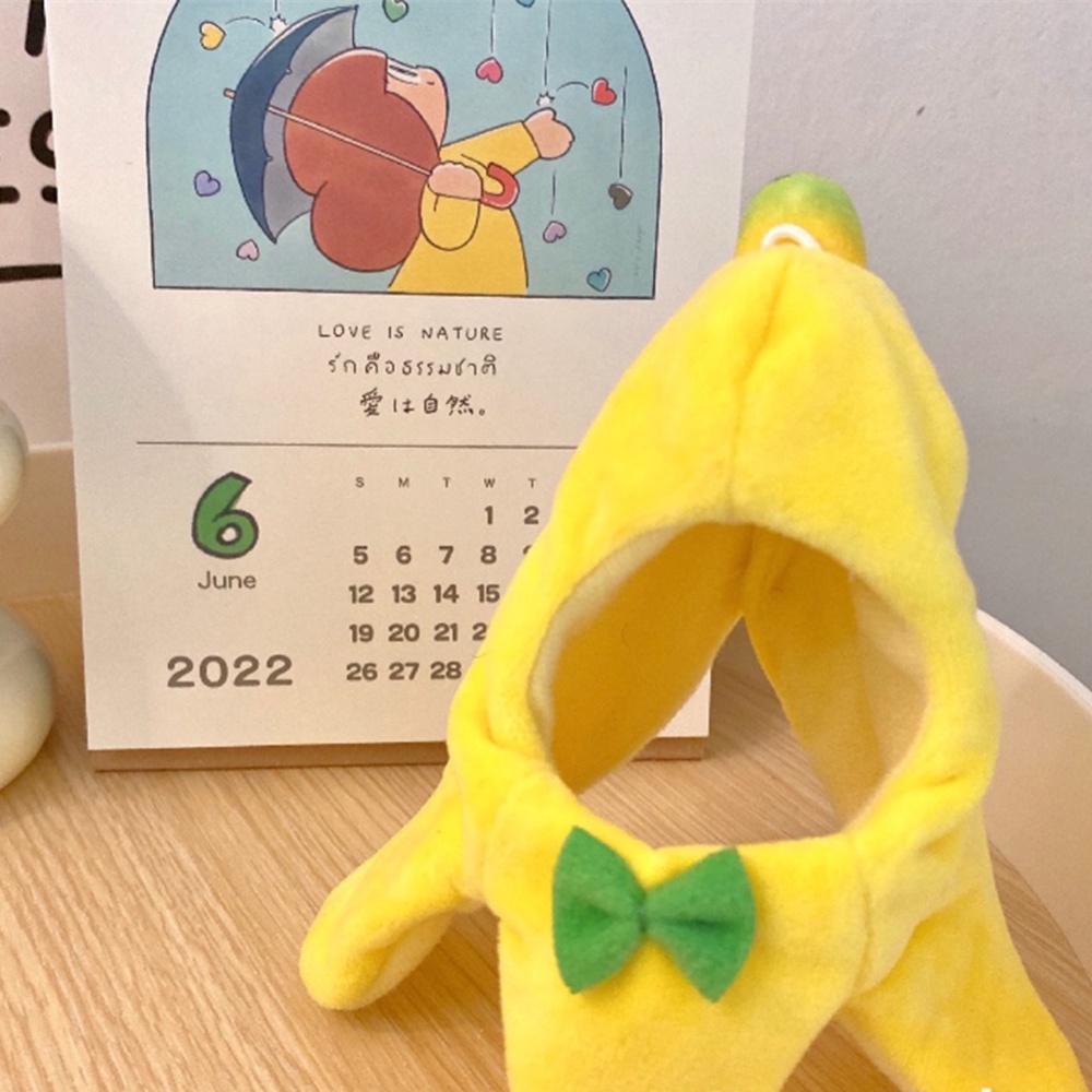 Gối Nhồi Bông Hình Quả Chuối Mini Dễ Thương Cho Mèo Cưng