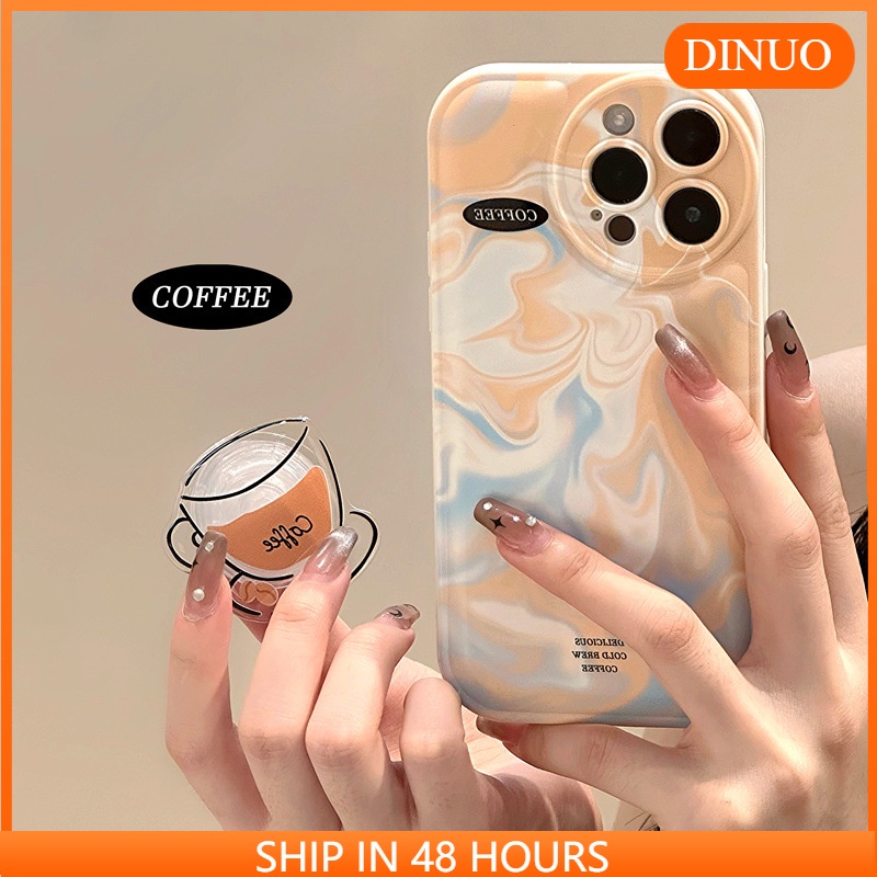 ỐP LƯNG IPHONE Ốp Điện Thoại Đệm Khí In Hình Ly Cà Phê Cho iphone15 / 14promax / 13 / 12 / 11 / XR / XS / X / XSMAX / 7 / 8PLUS