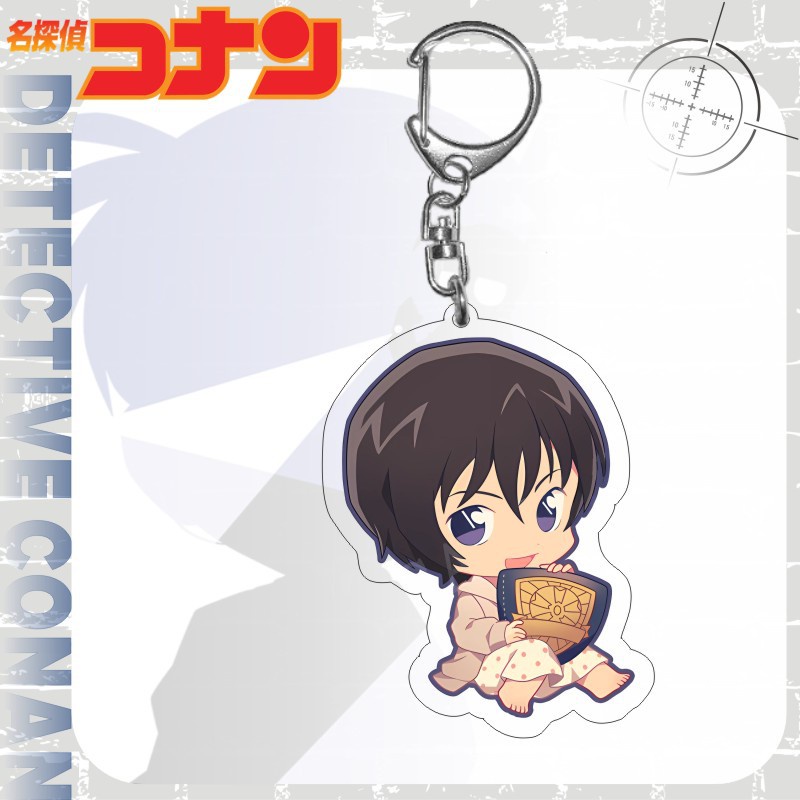 Móc chìa khóa mặt dây chuyền acrylic hai chiều Thám tử lừng danh Conan xung quanh ngôi sao anime Kudo Shinichi Kidd