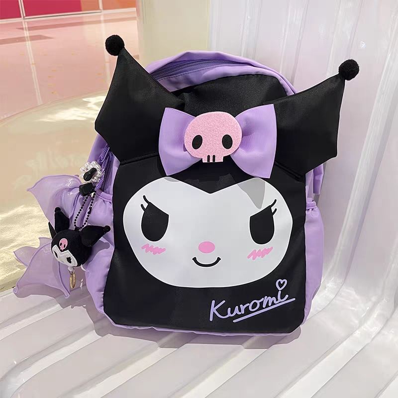 Ba Lô Đi Học Cỡ Lớn In Hình Kuromi Dễ Thương