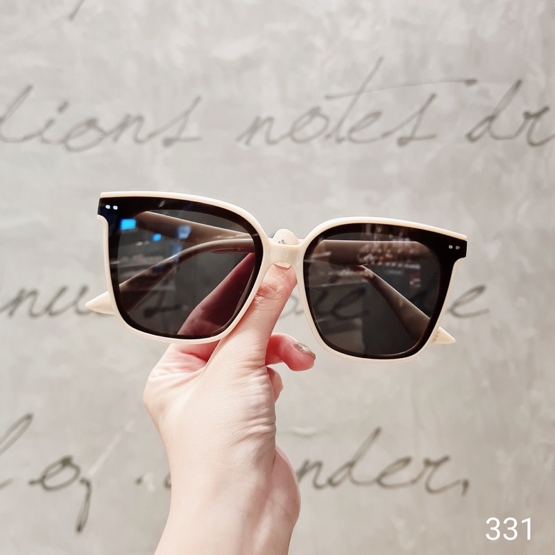 Kính Râm GM LOCELL Nam Nữ Cao Cấp Siêu Bền Chống Tia UV trà - cam - trắng sữa - xám tây