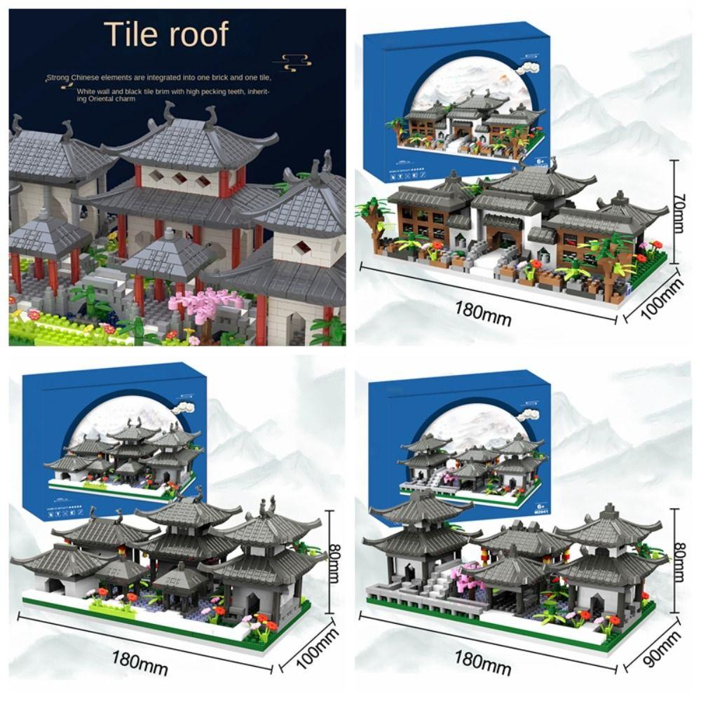 Mô hình lắp ráp MMULCK hình kiến trúc thành phố Tô Châu Trung Quốc chuyên nghiệp cho trẻ em