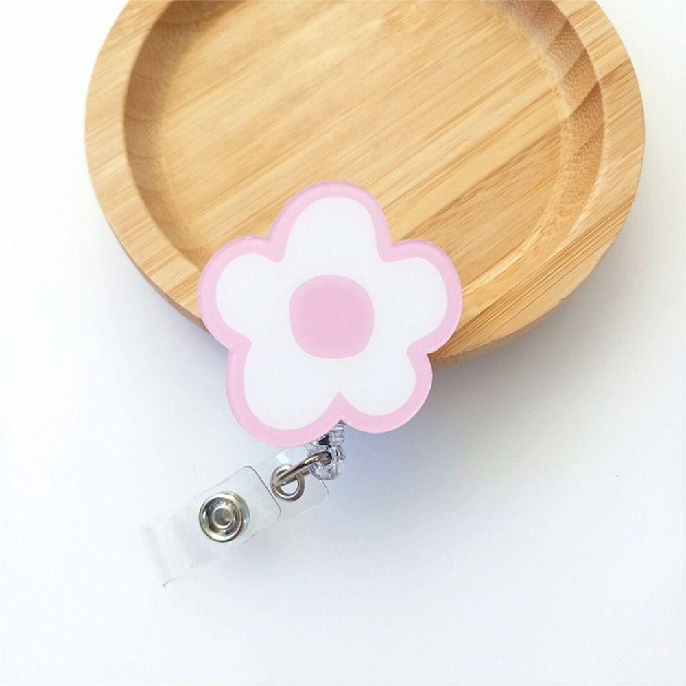 Lanfy Bảng Tên Y Tá Hình Hoa Có Thể Thu Vào Dễ Dàng Có Khóa Kéo Cho Học Sinh / Bác Sĩ kawaii