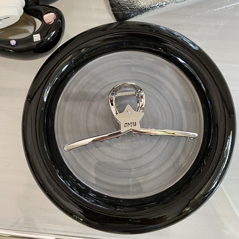 Kẹp Tóc Kim Loại Hình Cá Mập / Ngôi Sao / Chữ Cái Chất Lượng Cao 2023