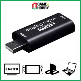 Capture card USB chơi game PS4 - Nintendo Switch trên Laptop