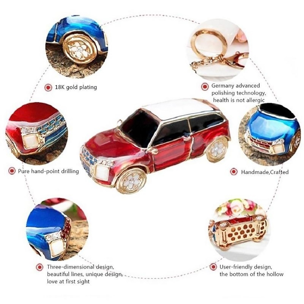 Móc Khóa Kim Loại Mini Thời Trang Cho Nữ