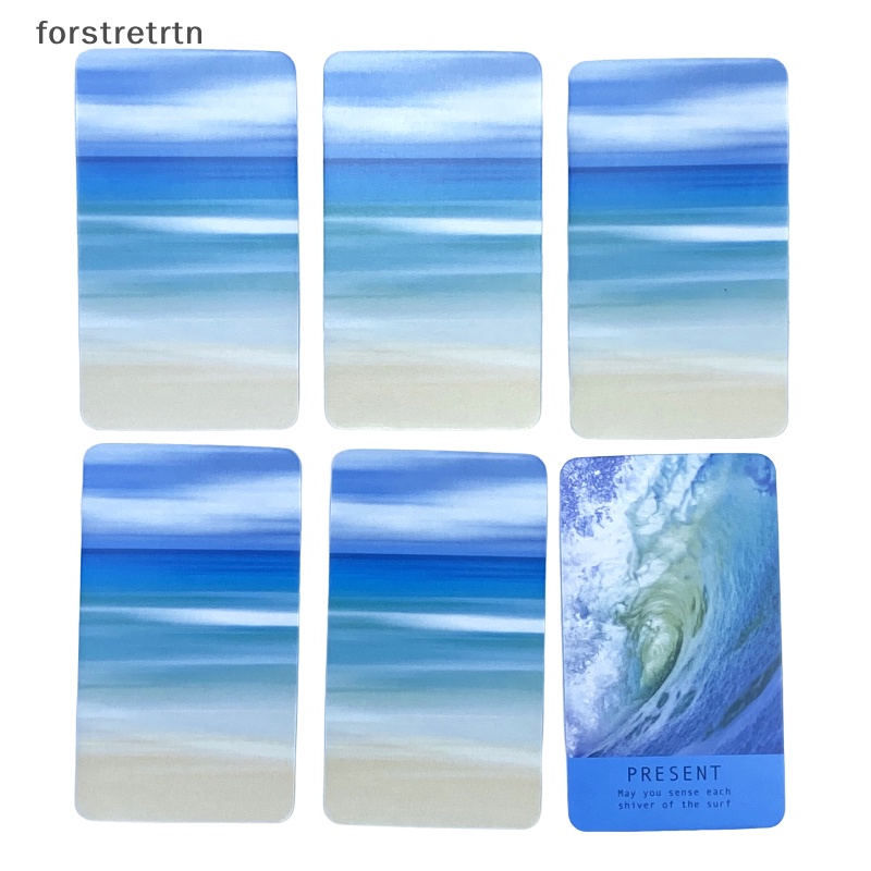 Forstretrtn sea soul journeys oracle card tarot lời tiên tri số phận bói toán bộ bài gia đình ban tiệc trò chơi người mới bắt đầu bài bói trò chơi en