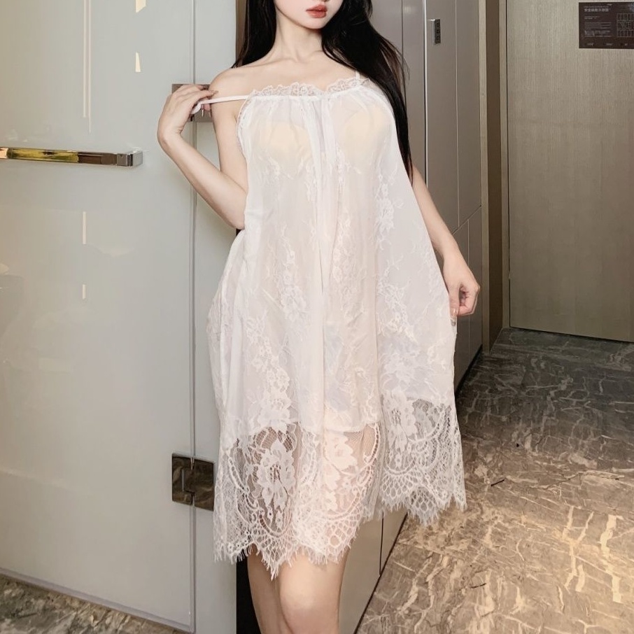 Đầm Ngủ Hai Dây Dáng Rộng Phong Cách Công Chúa Gợi Cảm Hàng Mới 2023