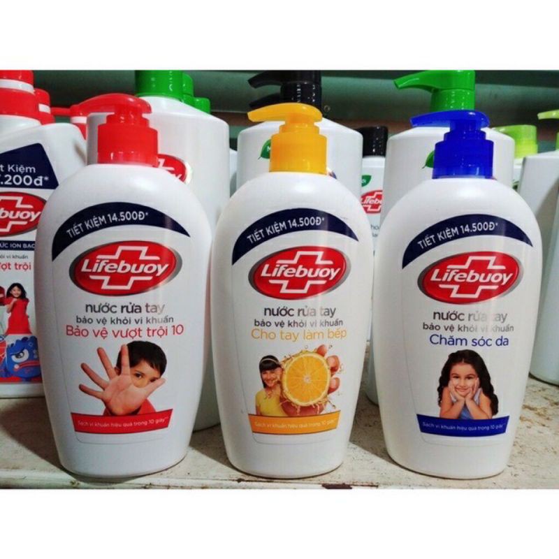 Nước Rửa Tay Lifebuoy 180g-450g