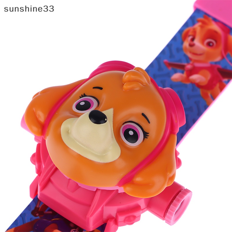Su anime paw patrol đồng hồ kỹ thuật số chiếu 24 phong cách anime hành động hình con chó mô hình đồ chơi marshall chase kid gift n
