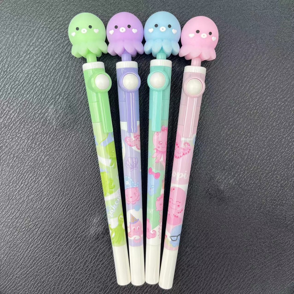 Bút Bi 0.5 Họa Tiết Hoạt Hình SpongeBob Dễ Thương Cho Bé