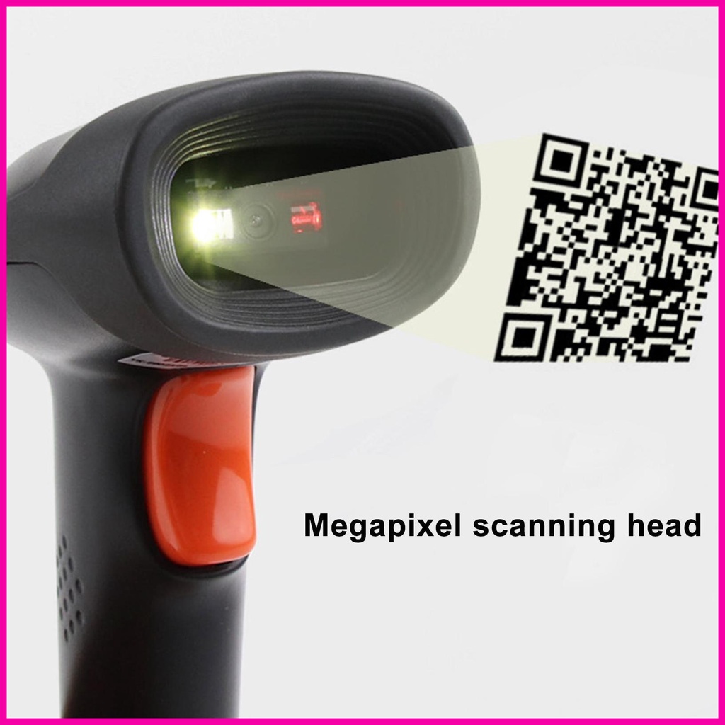 Máy quét mã vạch di động không dây máy quét mã vạch 1d 2d cầm tay đầu đọc mã vạch qr cầm tay